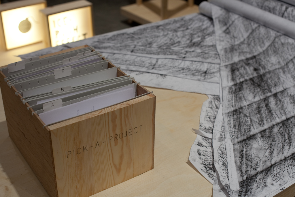 Suspended Projection Installation View