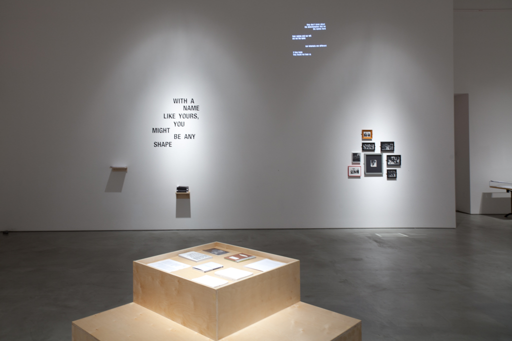 With a Name Like Yours... Installation View