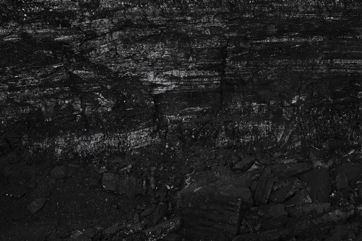 Miles Coolidge, Coal Seam, Bergwerk Prosper-Haniel 1 (detail), 2013. Pigment inkjet print, 57 x 50 i
