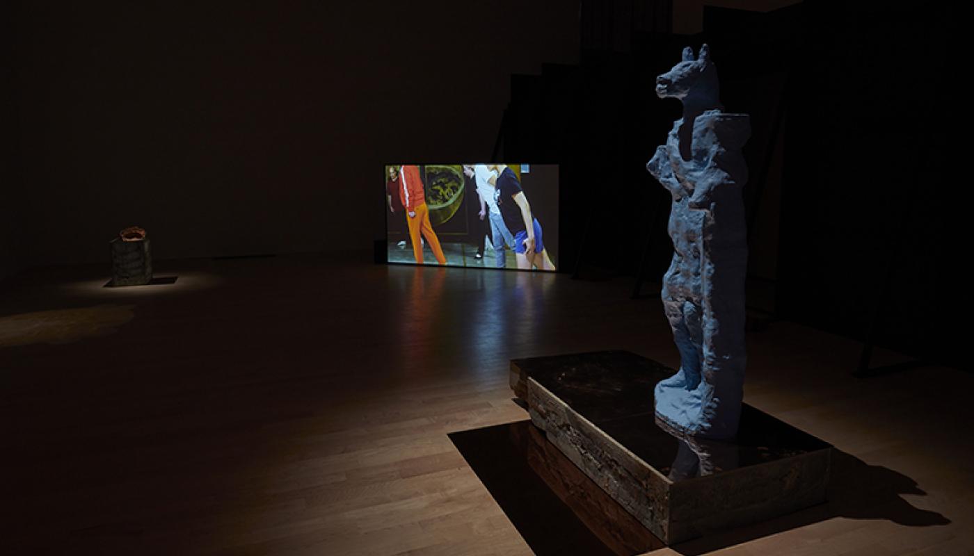 Caleb Engstrom "The Face of Another" installation view. University Art Gallery, UC Irvine © 2020. Photo: Paul Salveson Caleb Engstrom "The Face of Another" installation view. UC Irvine © 2020. Photo: Paul Salveson