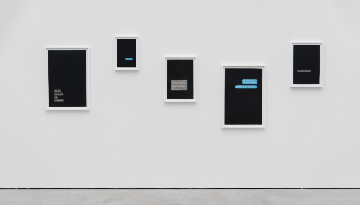 On the Passage of a Few People through a Rather Brief Period of Time, Installation view of work by K