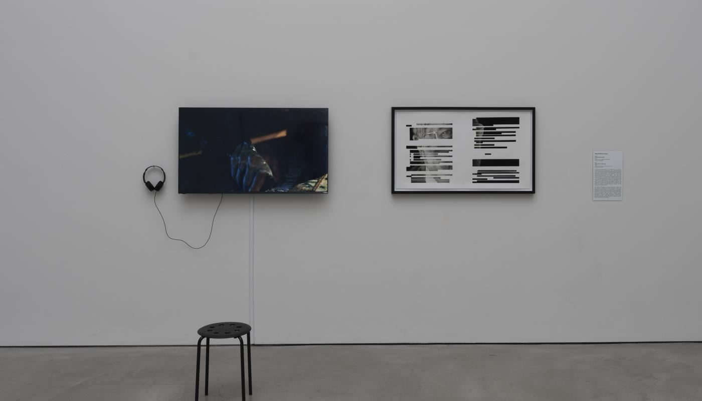On the Passage of a Few People through a Rather Brief Period of Time, Installation view of work by A