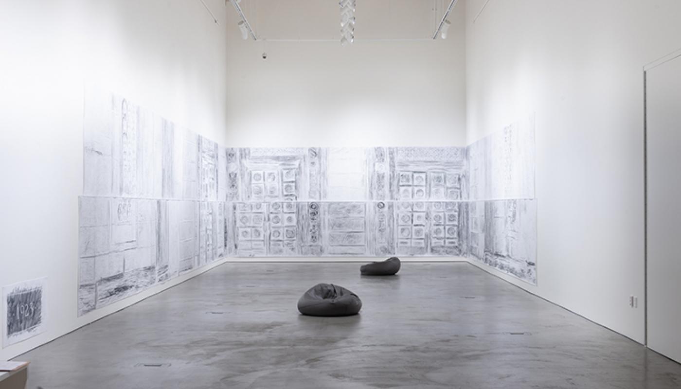 “Terms of Use” installation view, CAC Gallery. University Art Gallery, UC Irvine © 2019. Photo: Yubo Dong.