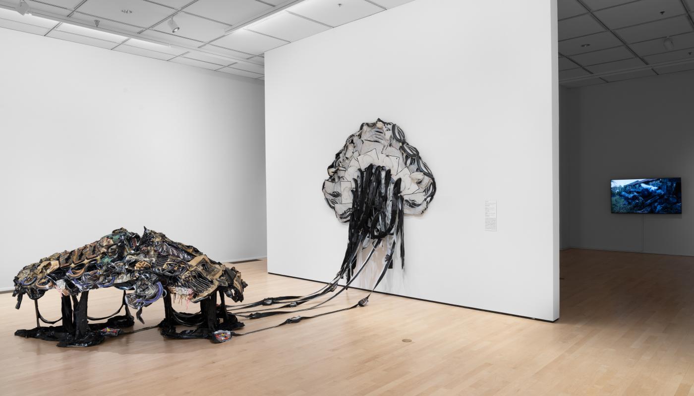 Installation view of 'Affective Resistance', 2023, University Art Gallery. Photo by Yubo Dong / ofstudio photography