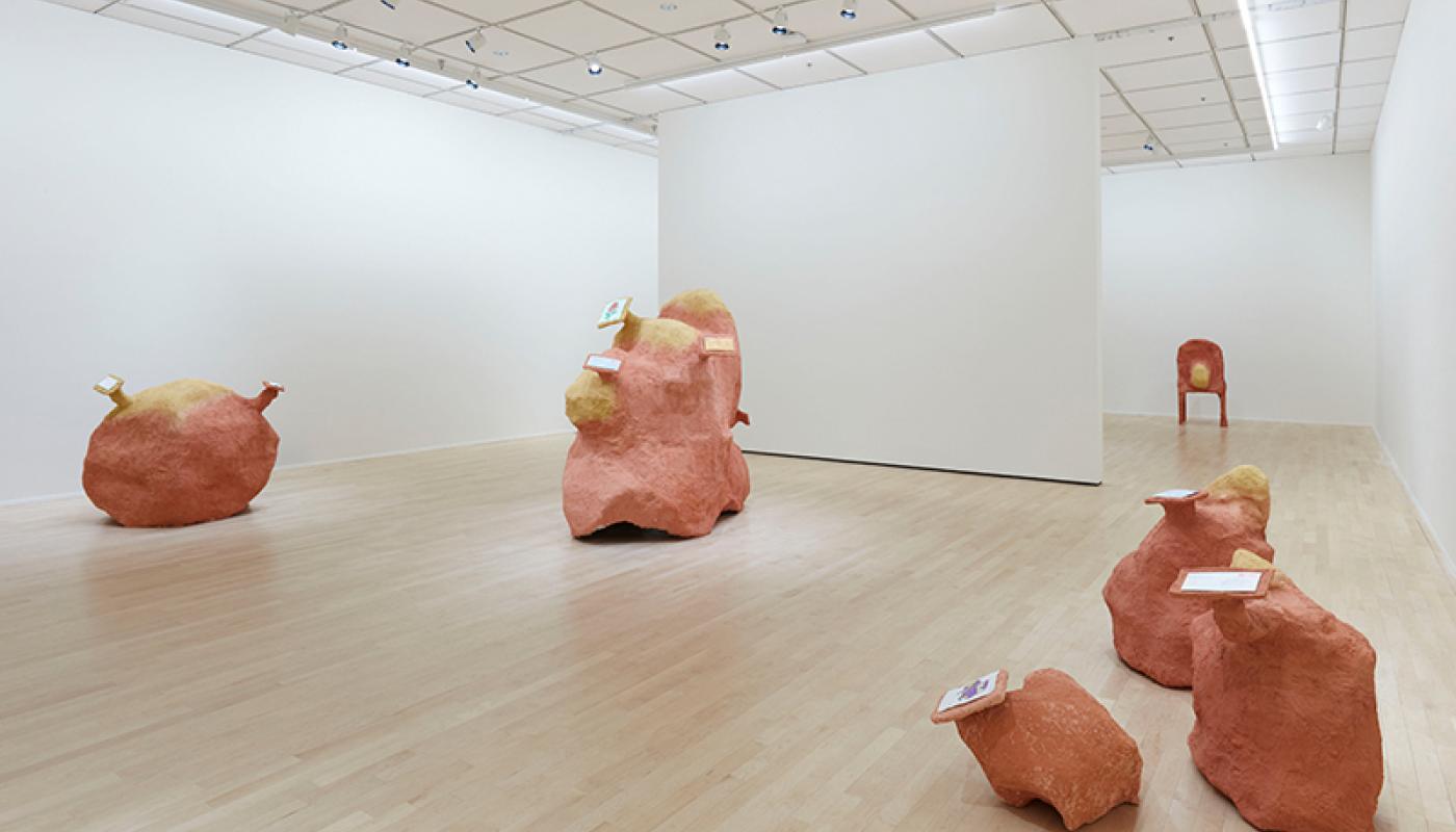 David Chen, “Nearby, Faraway,” installation view, University Art Gallery, UC Irvine © 2020. Photo: Paul Salveson