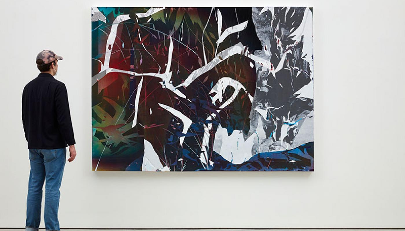 Jackson Hunt, “New American Paintings,” installation view, CAC Gallery, UC Irvine © 2020. Photo: Paul Salveson Jackson Hunt, “New American Paintings,” installation view, UC Irvine © 2020. Photo: Paul Salveson