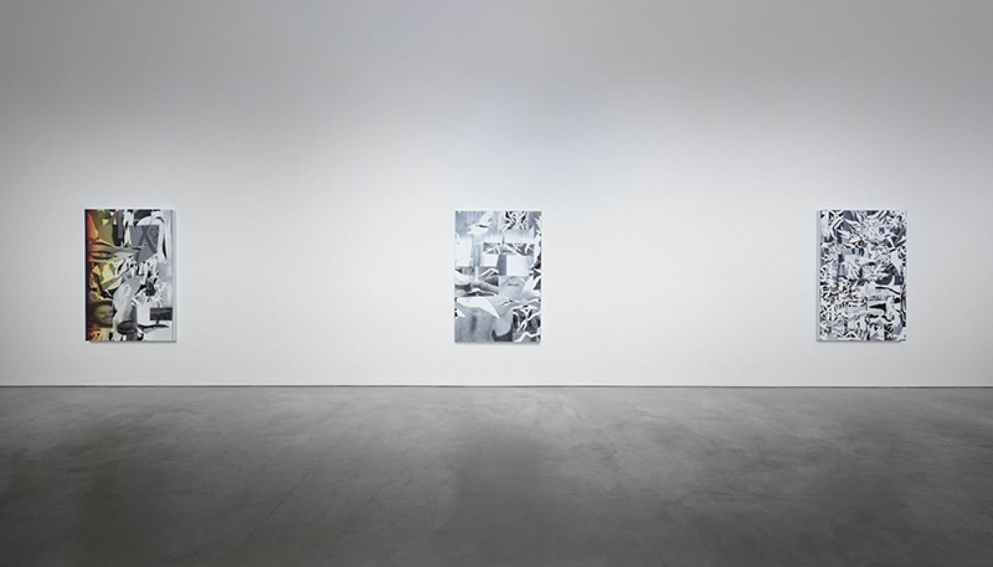 Jackson Hunt, “New American Paintings,” installation view, UC Irvine © 2020. Photo: Paul Salveson