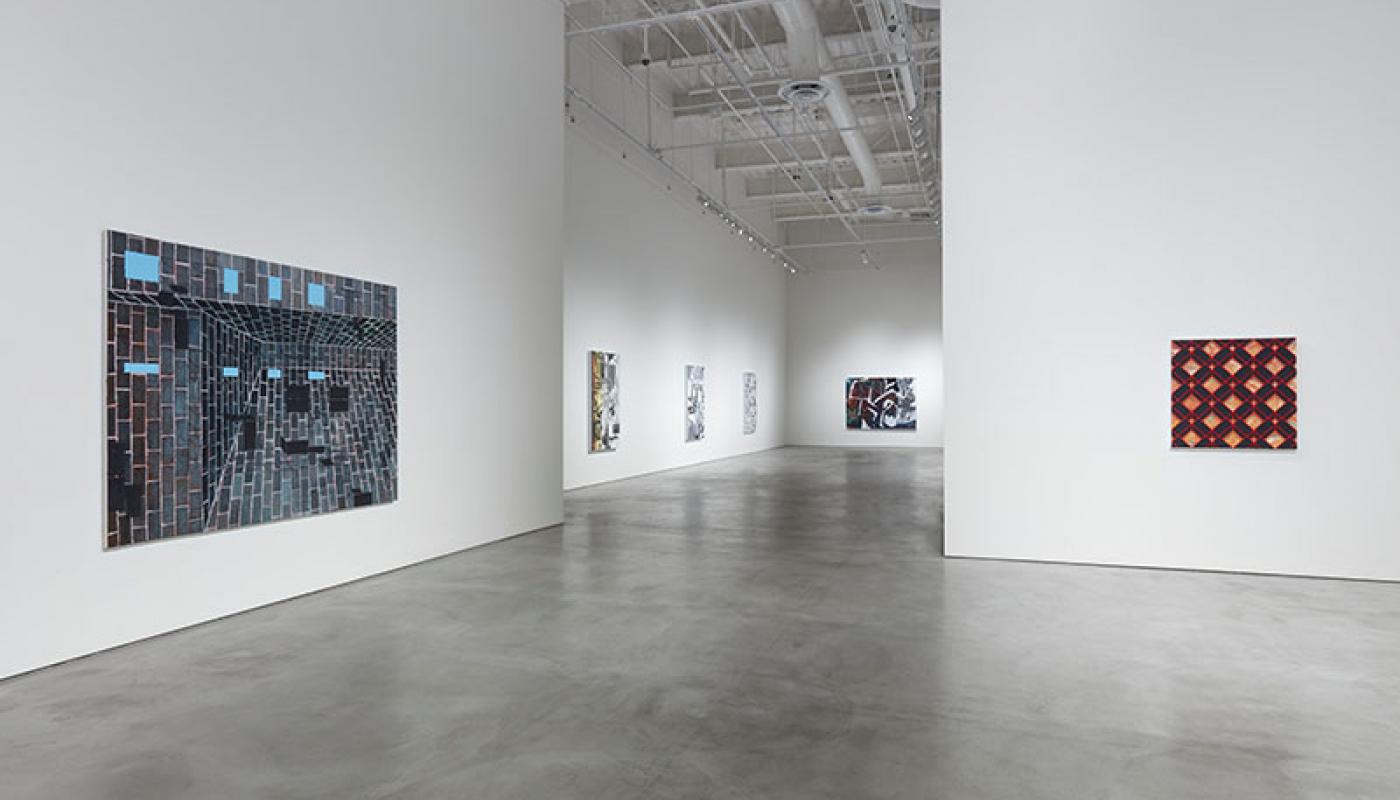 Jackson Hunt, “New American Paintings,” installation view, UC Irvine © 2020. Photo: Paul Salveson