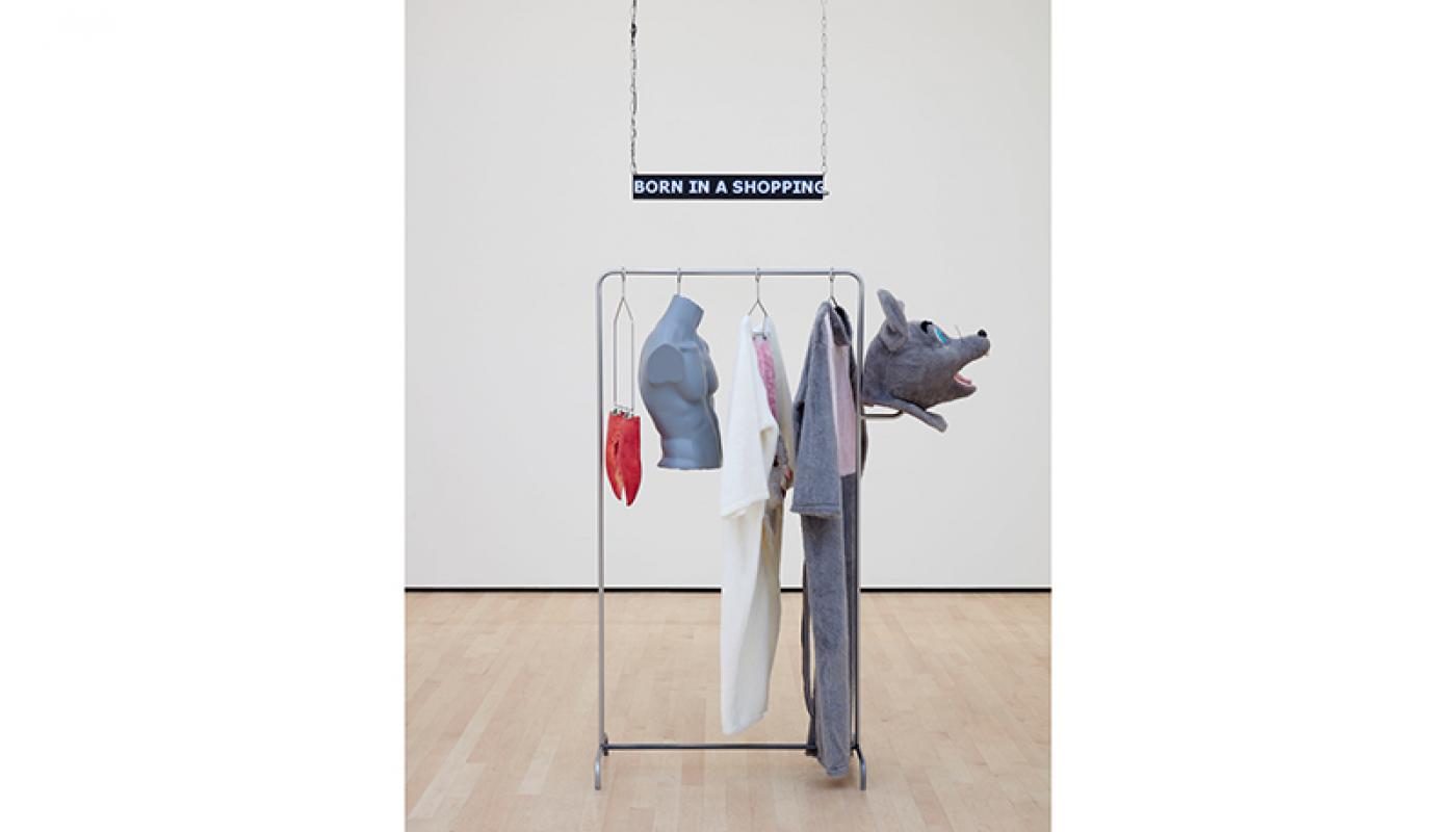 Ellen Schafer, “Adult Costume,” installation view, University Art Gallery, UC Irvine © 2020. Photo: Paul Salveson. Ellen Schafer, “Adult Costume,” installation view, UC Irvine © 2020. Photo: Paul Salveson.