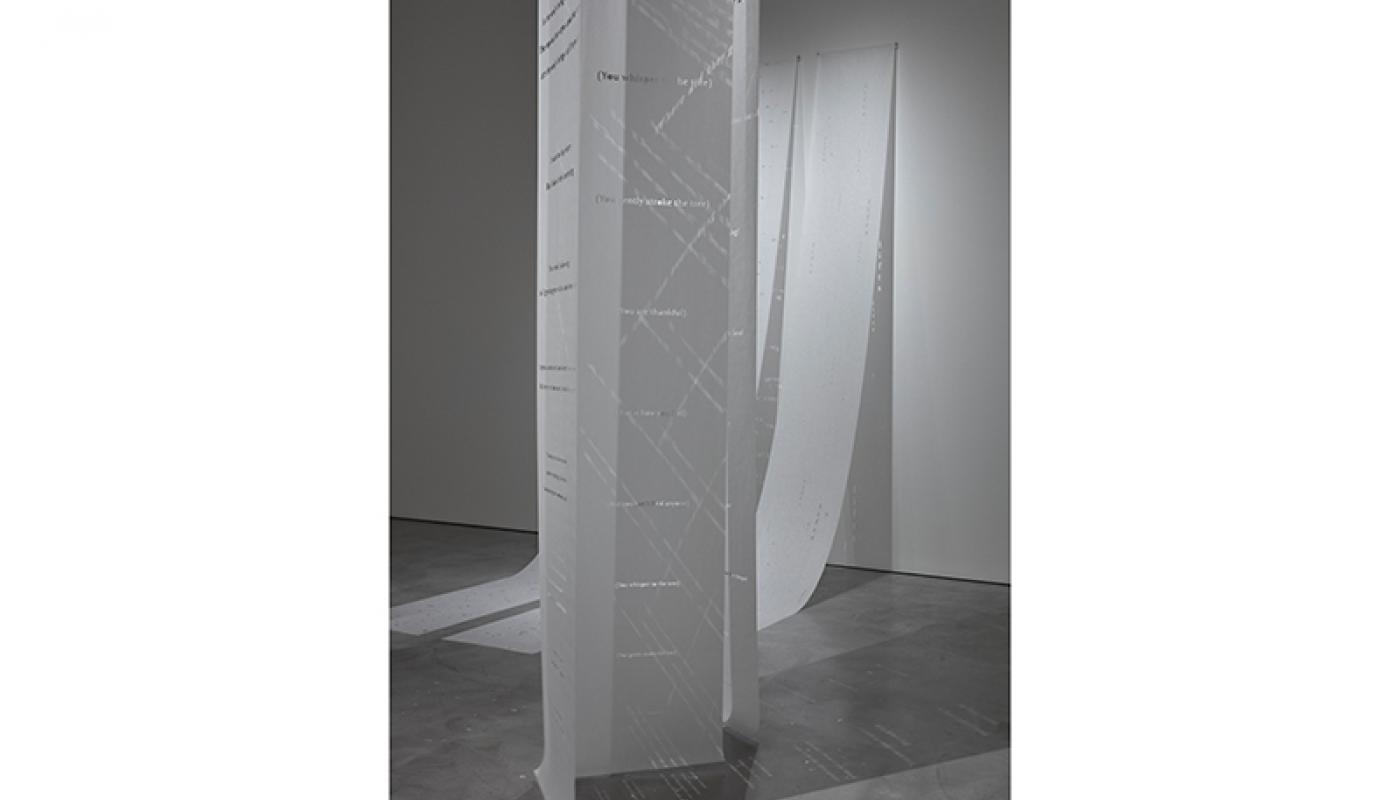 Jean Shon, installation view, CAC Gallery, UC Irvine © 2020. Photo: Paul Salveson