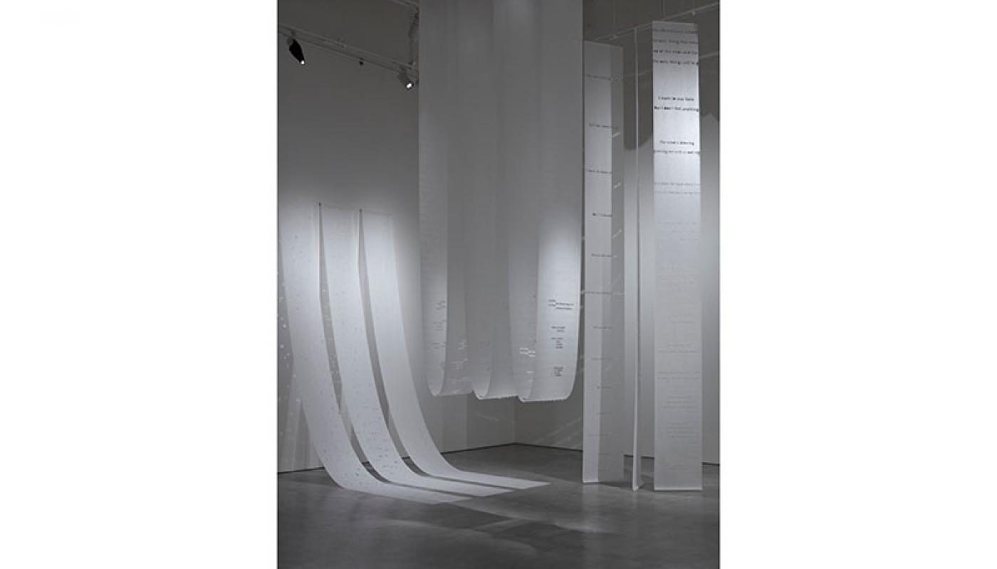 Jean Shon, installation view, CAC Gallery, UC Irvine © 2020. Photo: Paul Salveson