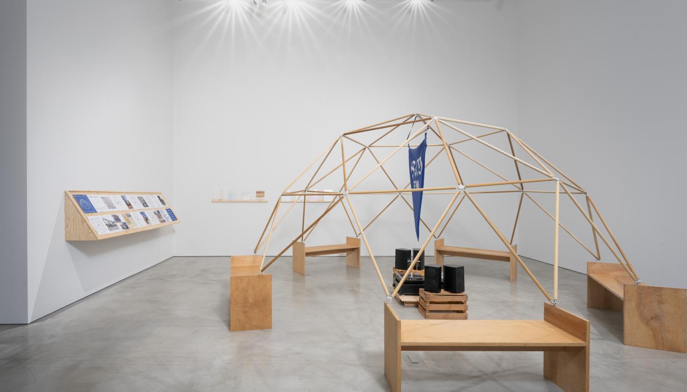 Cognate Collective, Installation view of 'Future Echoes' (2019-22), CAC Gallery, Photo by Yubo Dong 