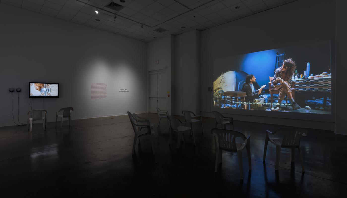 Bassem Saad, Installation view of 'Torpid City' (2019-22), Room Gallery, Photo by Yubo Dong / ofstud