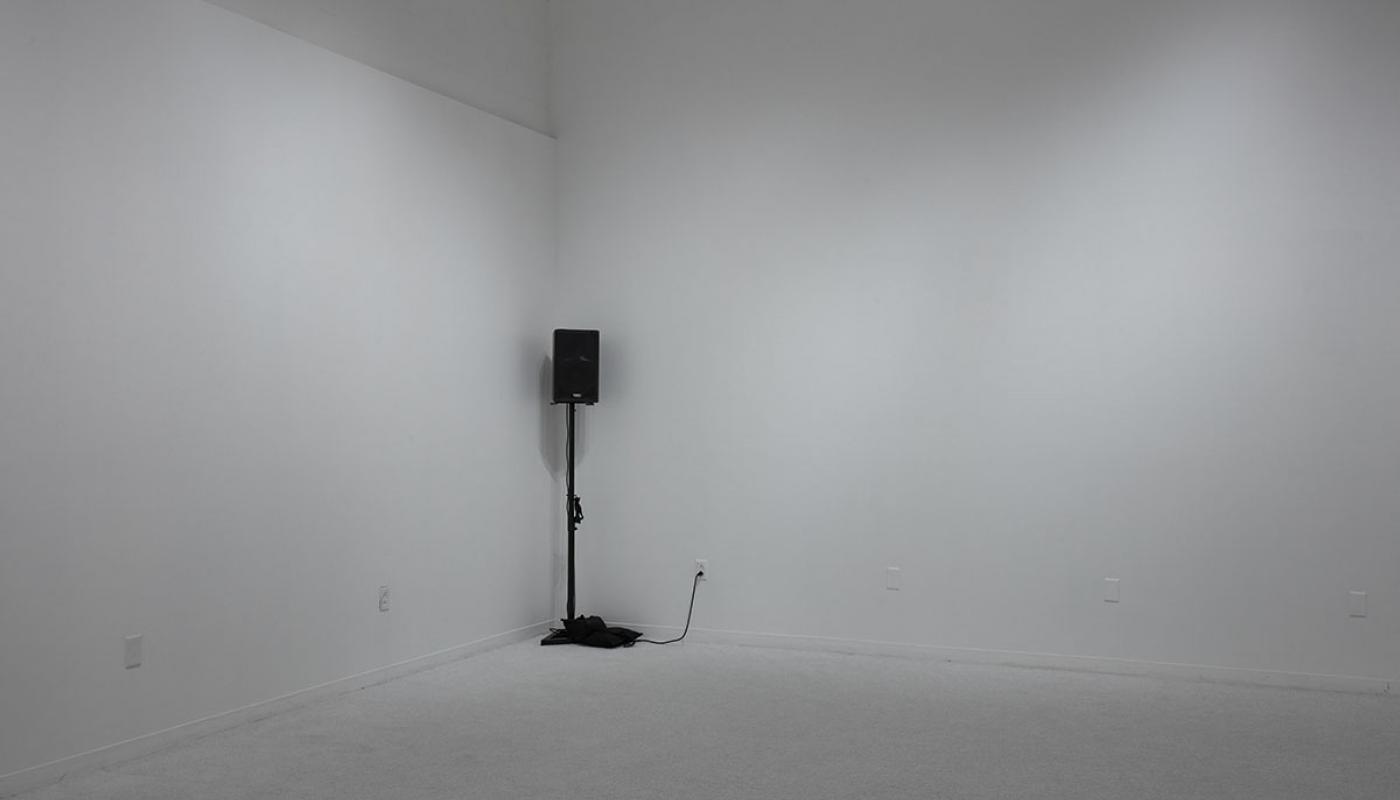 L Solomon, “A Beautiful Song About Incontinence Neglect,” installation view, Room Gallery, UC Irvine