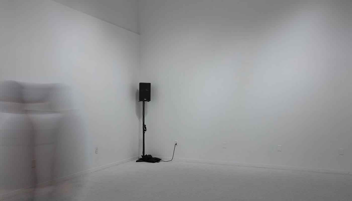 L Solomon, “A Beautiful Song About Incontinence Neglect,” installation view, Room Gallery, UC Irvine